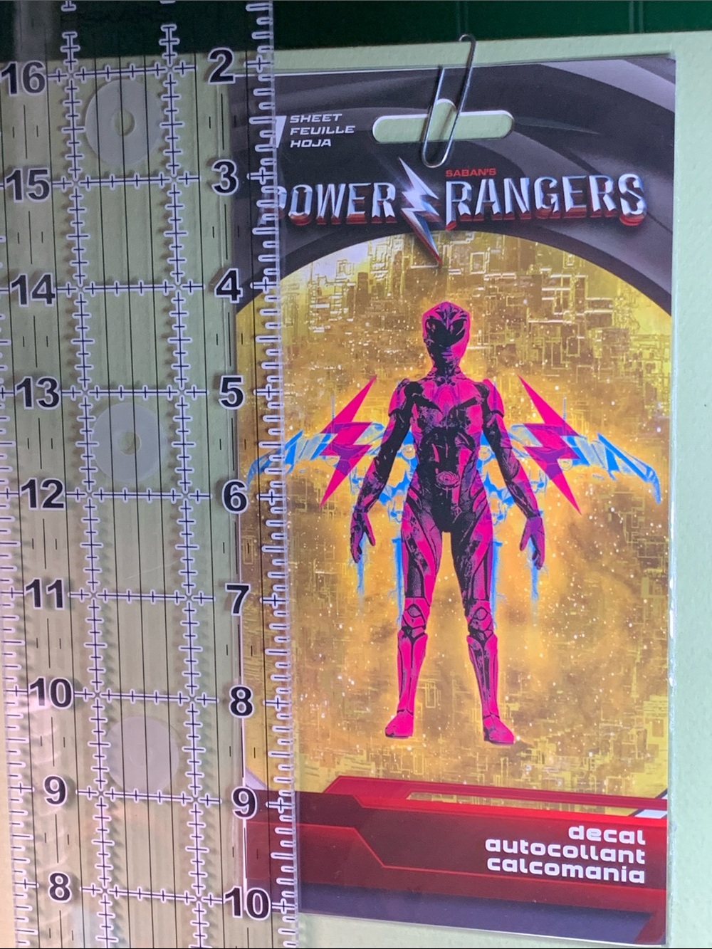 Power Ranger Pink and Blue Decal Sticker - Picture 3 of 3